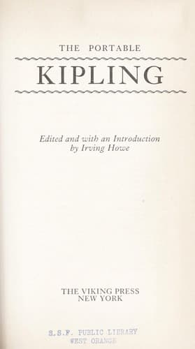 Tapa de The portable Kipling