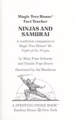 Tapa de Ninjas and samurai