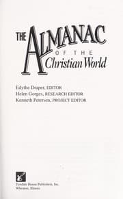 Tapa de The Almanac of the Christian world