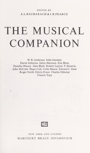Tapa de The musical companion