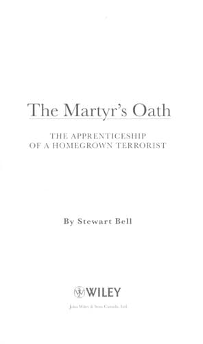 Tapa de The martyr's oath
