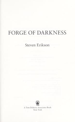 Tapa de Forge of darkness