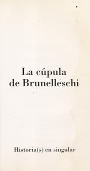 Tapa de La cu pula de Brunelleschi