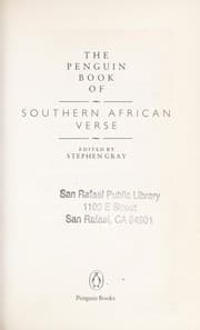 Tapa de The Penguin book of southern African verse