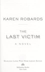 Tapa de The last victim