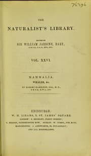 Tapa de [The natural history of the ordinary Cetacea or whales]