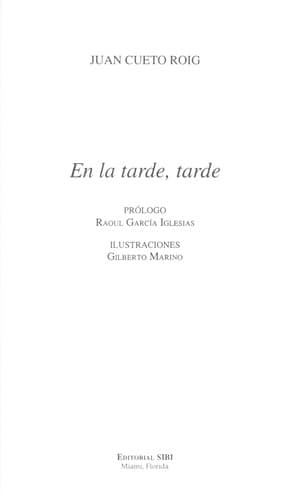 Tapa de En la tarde, tarde