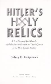 Tapa de Hitler's holy relics