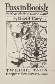 Tapa de Puss in boots, jr., in New Mother Goose land