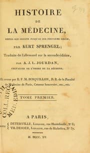 Tapa de Histoire de la m©♭decine : depuis son origine jusqu'au dix-neuvi©·me si©·cle