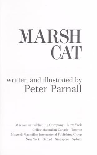 Tapa de Marsh cat