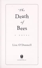 Tapa de The death of bees