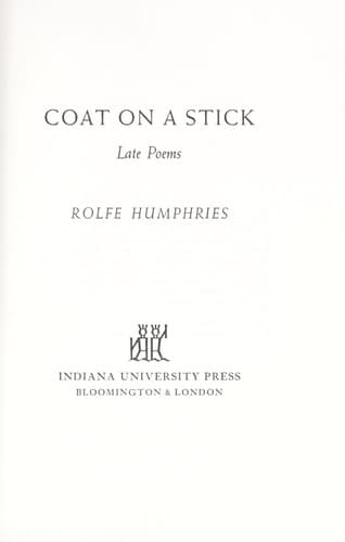 Tapa de Coat on a stick