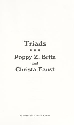 Tapa de Triads