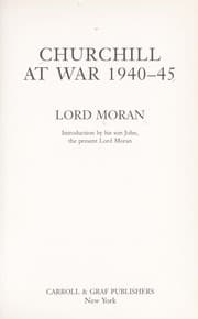 Tapa de Churchill at war 1940-45