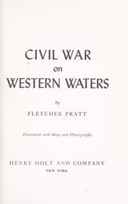Tapa de Civil War on western waters