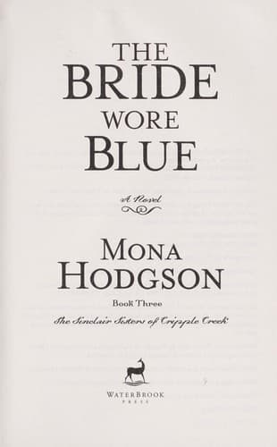 Tapa de The bride wore blue