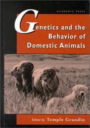 Tapa de Genetics and the Behavior of Domestic Animals