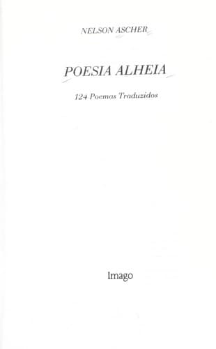 Tapa de Poesia alheia