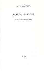 Tapa de Poesia alheia