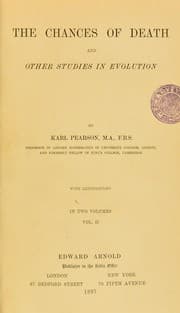 Tapa de The chances of death and other studies in evolution