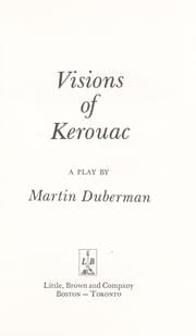 Tapa de Visions of Kerouac
