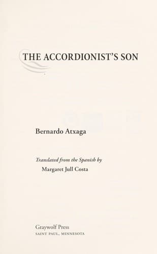 Tapa de The accordionist's son
