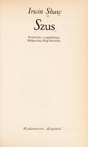 Tapa de Szus