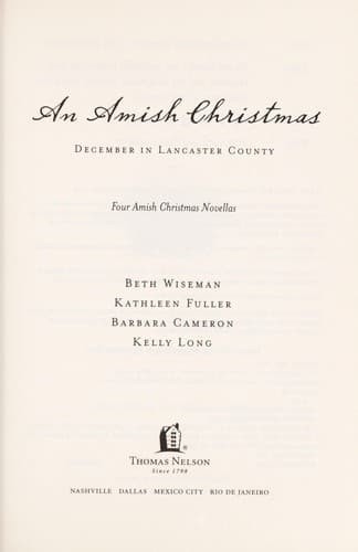 Tapa de An Amish Christmas