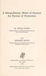 Tapa de A disequilibrium model of demand for factors of production