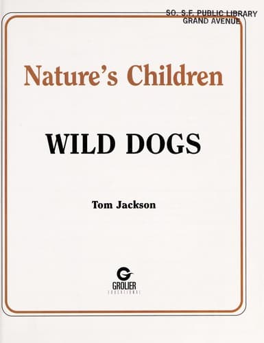 Tapa de Wild Dogs