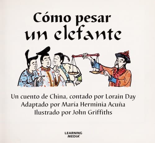 Tapa de Co mo pesar un elefante