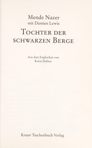 Tapa de Tochter der schwarzen Berge