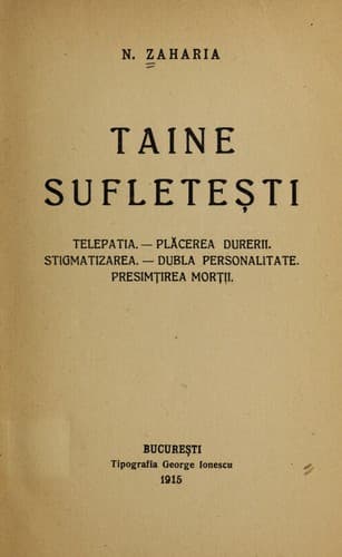 Tapa de Taine sufletesti