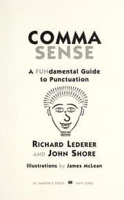 Tapa de Comma sense