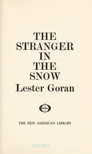 Tapa de The stranger in the snow