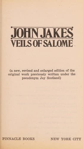 Tapa de Veils Of Salome