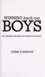 Tapa de Winning back our boys