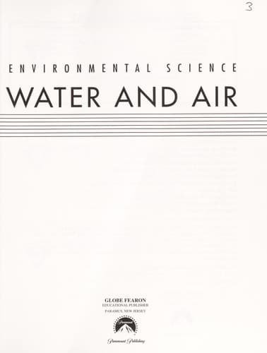 Tapa de Water and air