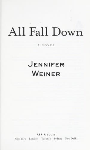 Tapa de All fall down