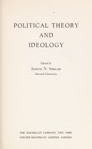Tapa de Political theory and ideology
