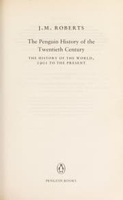 Tapa de The Penguin history of the twentieth century