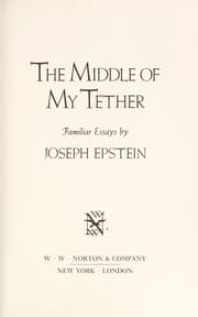 Tapa de The middle of my tether