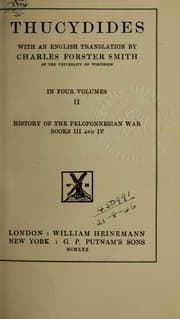Tapa de Thucydides