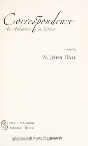Tapa de Correspondence