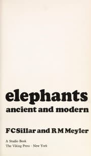 Tapa de Elephants ancient and modern