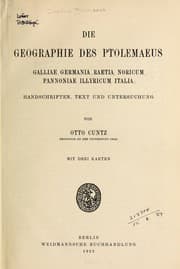 Tapa de Die Geographie des Ptolemaeus, Galliae, Germania, Raetia, Noricum, Pannoniae, Illyricum, Italia