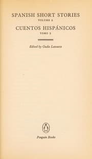 Tapa de Spanish short stories volume 2 = cuentos hispanicos tomo 2