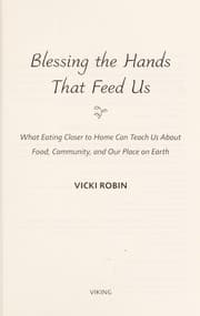 Tapa de Blessing the hands that feed us