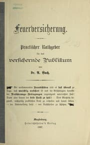 Tapa de Feuerversicherung
